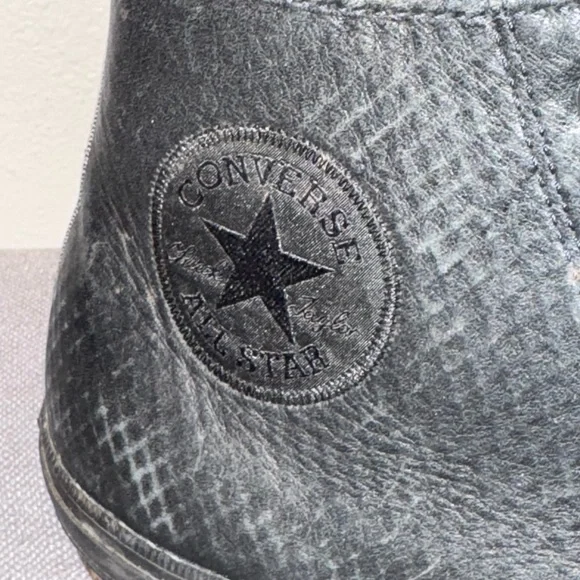 Black/ Black; Converse, High-Top Men's Sneakers; Chuck Taylor 11.5 - Picture 10 of 10